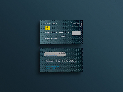 Credit Type Business Card Design