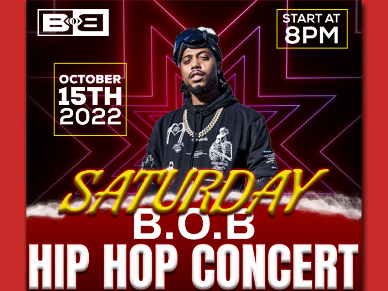 B.O.B Hip hop concert post design by Rifat Hossain on Dribbble