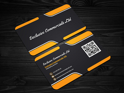 Creative professional business card design