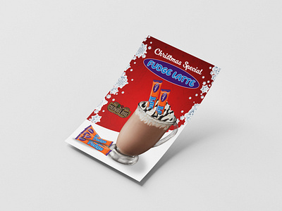 Christmas food poster design