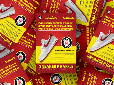 SNEAKER PROMOTION FLYER DESIGN