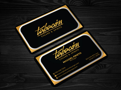 Luxury business card design