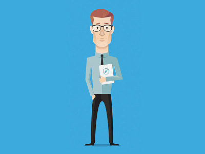 Medical tipster character tipster vector