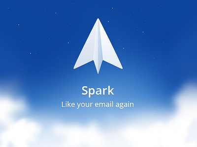 Spark - iOS icon client email fly iphone paper plane readdle sky smart spark