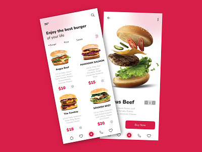 Burger APP design icon illustration ui vector