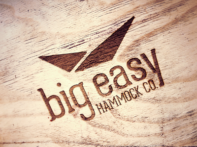 Hammock Concept on Wood custom engraved hammock lettering logo vector wood