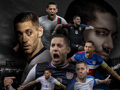 Clint Dempsey branding clint dempsey design graphic design photoshop soccer sports