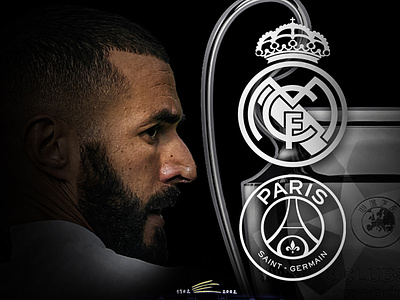 Real Madrid vs. Paris St. Germain design graphic design photoshop real madrid soccer sports