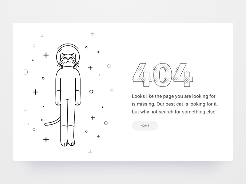 Space Cat 404 404 ae animation cat design error illustration illustrator sketch space ui ux