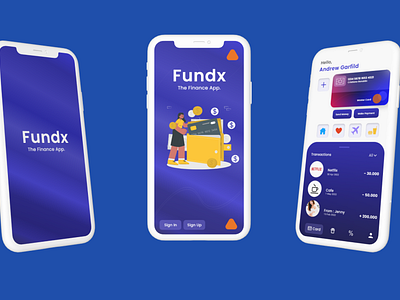 Fundx - The Finance App UX Design