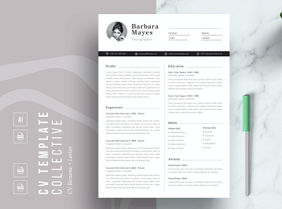 Resume | CV 2 page resume cover letter cover letter template creative cv creative resume curriculum vitae cv cv resume cv template cv word design illustration job resume modern resume modern resume template professional resume resume resume for mac resume template simple resume