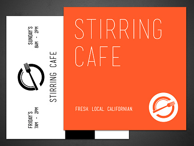 Stirring Café Card