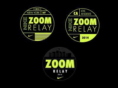 Nike Zoom Relay - Geo-Specific branding design graphic design logo nike nike running running typography