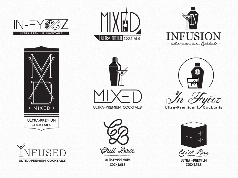 Ultra Premium Cocktails Logos By Patrick Hardy On Dribbble 0239