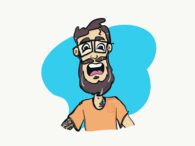 Quick Illustration of me? adobe adobe draw apple pencil cartoon doodle hipster illustration ipadpro pencil selfie sketch vector