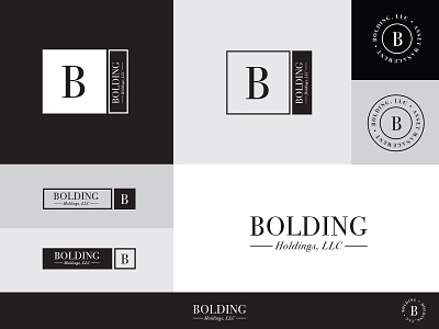 Bolding logo dribble 2 badge banking bold brand brand design brand identity branding classic graphic design identity illustrator logo logos monogram seal type vector wordmark
