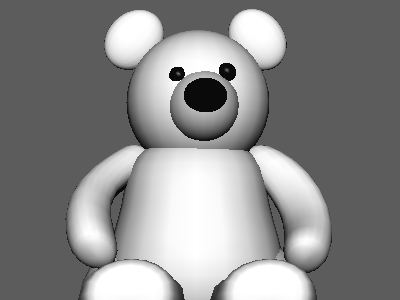 Teddy Bear 3D Model 3d bear maya model teddy white