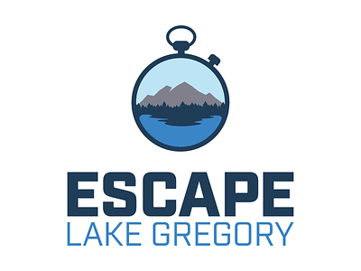 Escape Lake Gregory Logo branding branding design logo logo design