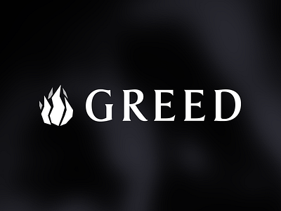 Greed Clan Logo branding branding design clan dauntless fire flame gaming clan geometric greed logo logo design