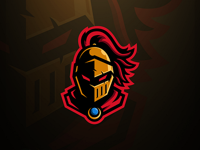 Golden Knight Mascot Logo by Tom Hayes on Dribbble