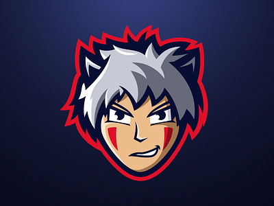 Hedi - Anime Mascot Logo