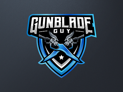 Gunblade Guy Logo Concept