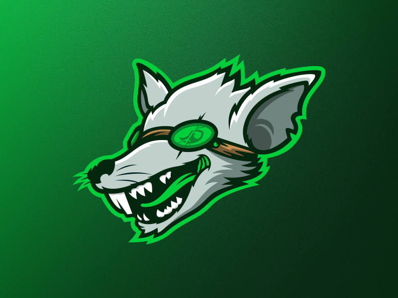 F1lthyRat Mascot Logo esports logo design vector branding design filthyrat rat gaming streamer mascot branding logo