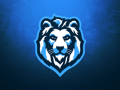 Snow Lion Mascot Logo blue branding branding design design esports gaming lion logo logo design mascot snow snow lion sports streamer streamer logo vector