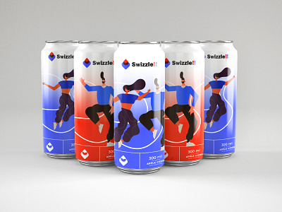 cold drink design brand cold drink drop heart minimal