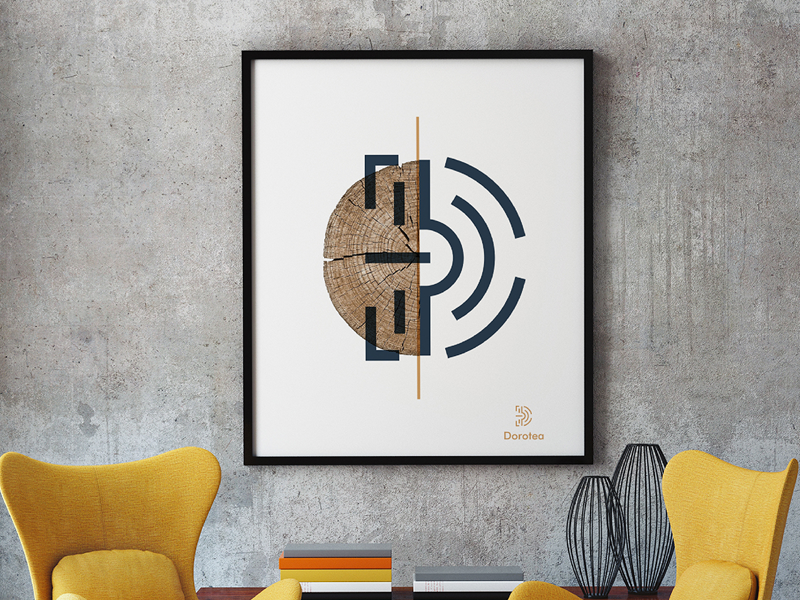 Dorotea - Poster tribute calvino city brand logo swiss digital graphic poster ui