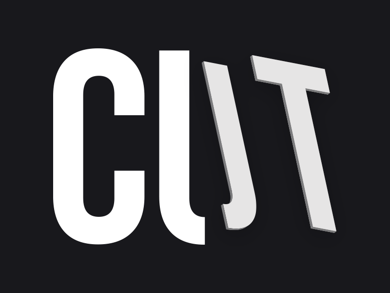 Cut experiment typedesign type typography