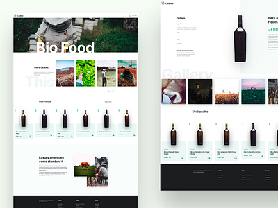 Calabro - Concept website design e commerce ecommerce minimal page shop store ui ux website