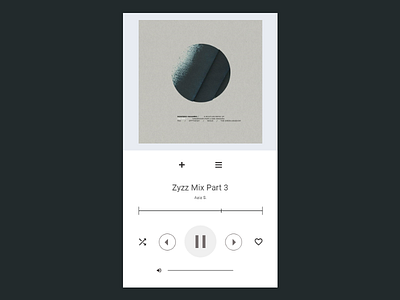 Daily UI - Music Player app mobile music ui ux