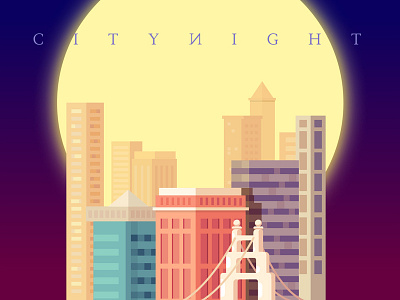 CITYNIGHT illustrations ui