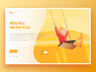 Recall with you illustrations ui
