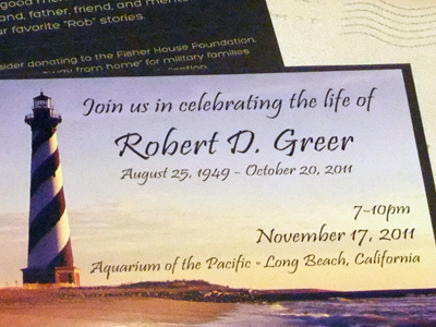 Celebration of Life Invitation celebration of life invitation lighthouse ocean