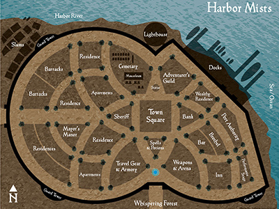 D d harbor mists city
