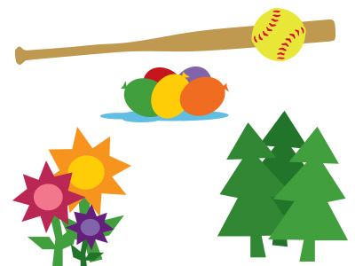 Picnic Venue Sketches events flowers fun picnics softball trees venues water balloons