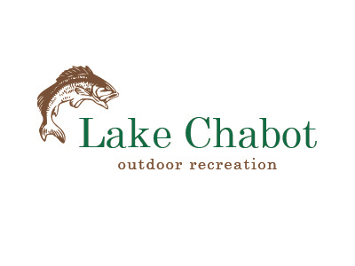 Lake Chabot Logo Concept fishing lake logo outdoors
