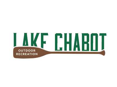 Lake Chabot Logo Concept 2 lake logo outdoors paddle