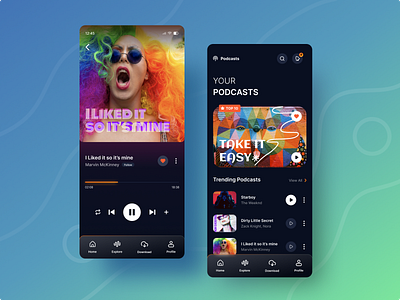 Music App Design