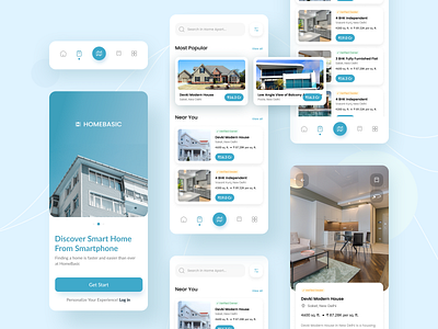 HomeBasics - Real Estate App concept