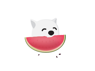 Melon Lover dog fruit watermelon