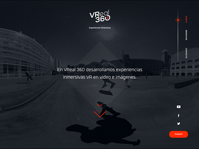VReal 360 Website 2018 branding design ui web