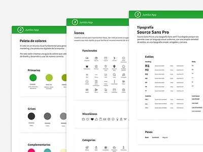 Jumbo App DS (Olive design system) design illustration ui