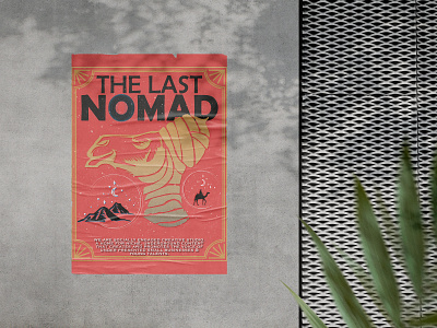 The Last Nomad - Meetup for Artists branding design graphic design illustration logo poster typography vector