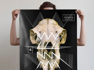 VLNA / fourth and last poster from the series death love music sheep underground wool