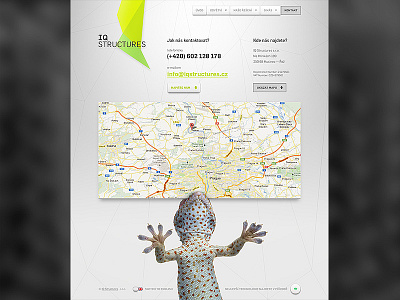 IQ STRUCTURES / contact page