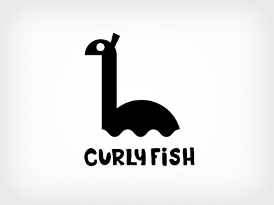 Curly Fish jewelery logo not fish shop