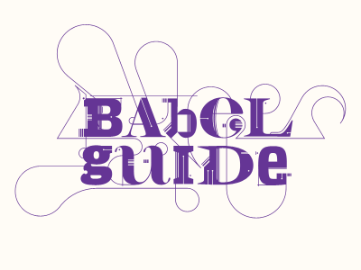 BABEL GUIDE logo logotype